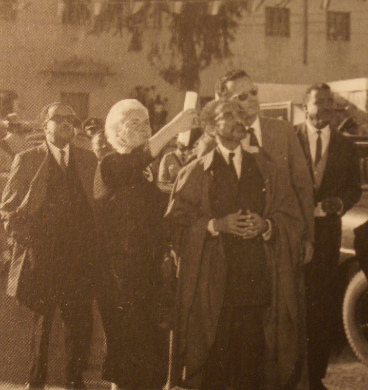 Haile Selassie inaugurates the Agazien School
